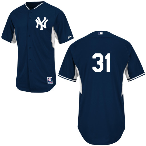 Ichiro Suzuki #31 Youth Baseball Jersey-New York Yankees Authentic Navy Cool Base BP MLB Jersey - Click Image to Close